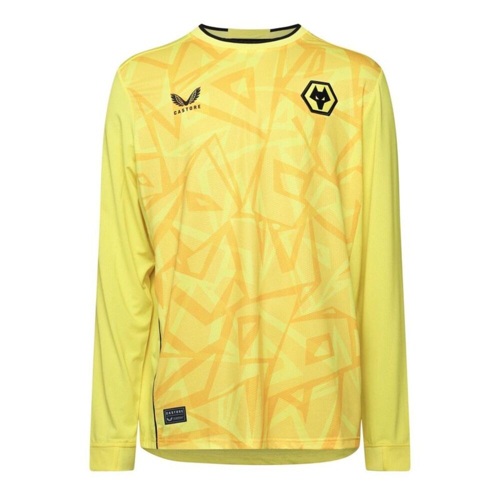 Castore Unisex Adult Wolves Goalkeeper Jersey / Blazing Yellow